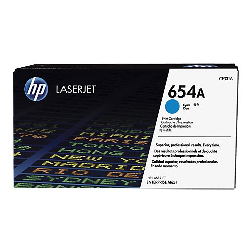  HP 654A (CF331A) moder/cyan original Cene