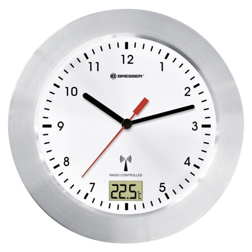 Bresser MyTime Bath white radio controlled Bathroom Clock Slike