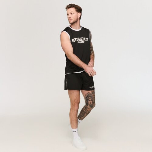 GymBeam Men&amp;lsquo;s Varsity Tank Top Black XXL Slike