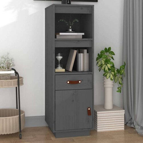  Visoka komoda siva 34 x 40 x 108 5 cm od masivne borovine Cijene
