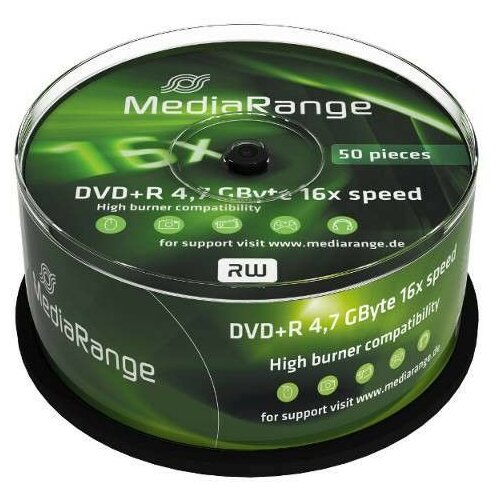Mediarange DVD+R 4.7GB 16X BLANK MR445 disk Slike