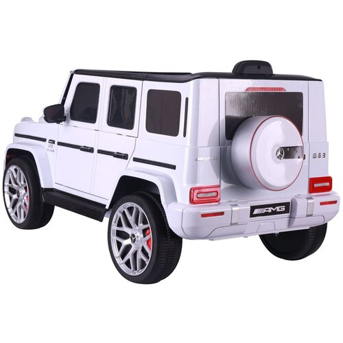  Automobil na baterije S306-1 Bijeli Mercedes G63 Slike