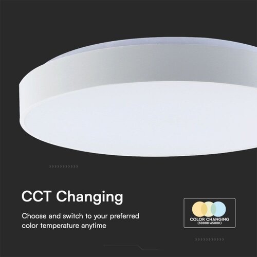  LED prigu&amp;scaron;iva plafonsko svetlo LED/60W/230V 3000-6500K 49,5 cm bela + daljinski upravljač Slike