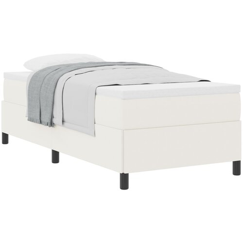 vidaXL Okvir kreveta Krem 90x190 cm Od pamuka Cene