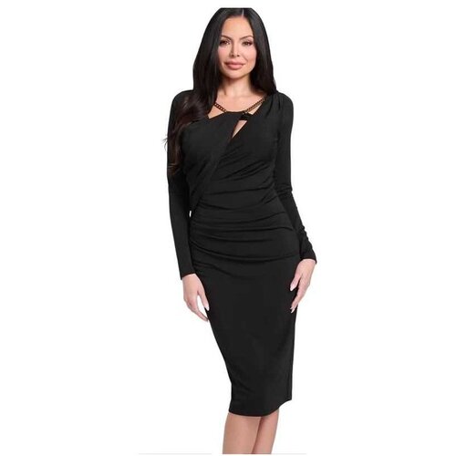 Guess Marciano - drapirana midi haljina Cene