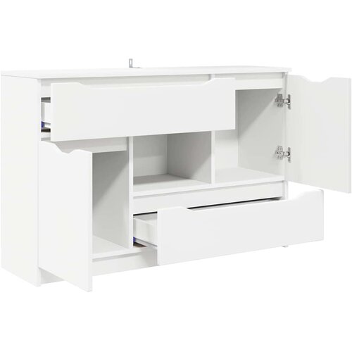  Kreveta s ladicama Bijelo 100 x 30 x 65,6 Konstruirano drvo Slike