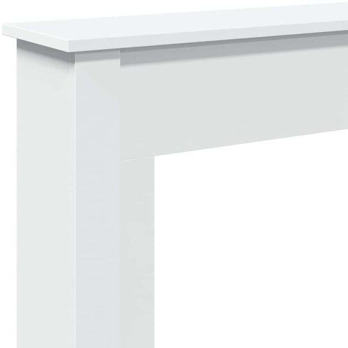 VidaXL Okvir za kamin bijeli 75 x 20 x 87,5 cm od konstruiranog drva Slike