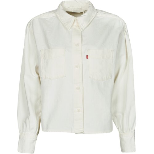 Levi's ZOEY PLEAT UTILITY SHIRT Bijela Cijene