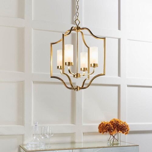  Endon 81914 - Luster na lancu EDREA 4xE14/6W/230V mesing Slike