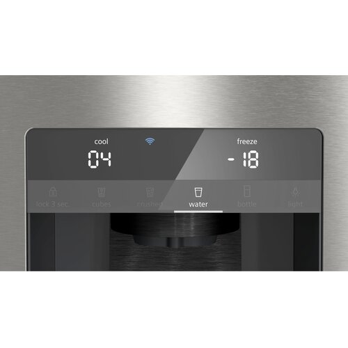 Siemens KF96IAPEA iQ500 hladilnik z 3,8 zamrzovalnikom French-Door, litrski za rezervoar vodo, hyperFresh Slike