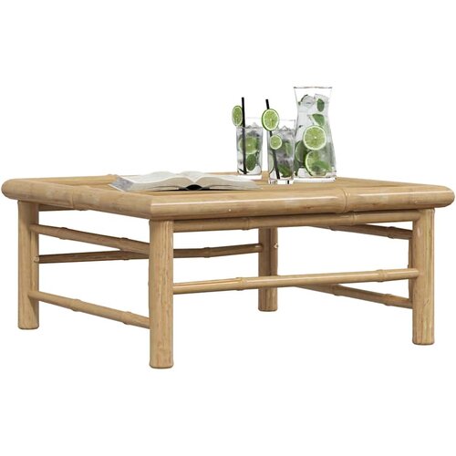  Vrtni stol 65 x 65 x 30 cm od bambusa Slike