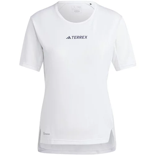 Adidas Tehnička sportska majica 'Multi' crna / bijela