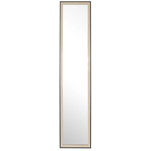 STIL Ogledalo samostojeće crno+drvo 30x140 cm Cijene