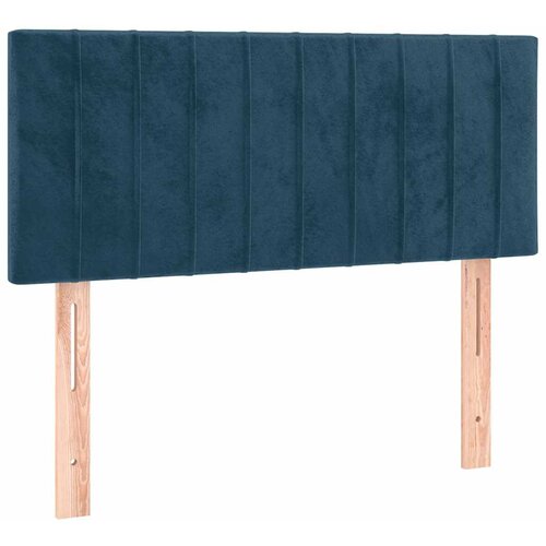  box spring s madracem LED tamnoplavi 90x200 cm bar&amp;scaron;un Slike