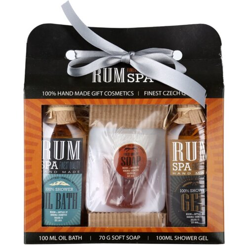 Bohemia Gifts & Cosmetics Rum Spa darilni set (za kopel) za moške Cene