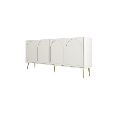Hanah home Komoda Lyon 80 180x80x35cm Krem-Zlatna Slike