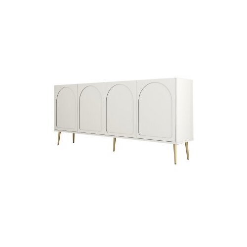 Hanah home komoda lyon 80 cream gold Slike
