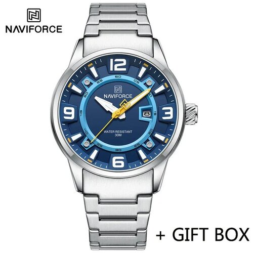 Naviforce Muški ručni sat Kvarcni mehanizam NF8044 plavi Cene