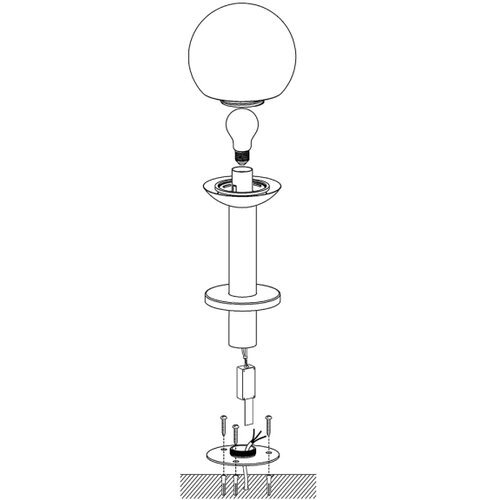 Eglo 33565 - LED prigu&amp;scaron;iva spolja&amp;scaron;nja lampa NISIA-C 1xE27/9W/230V 525 mm IP44 Slike