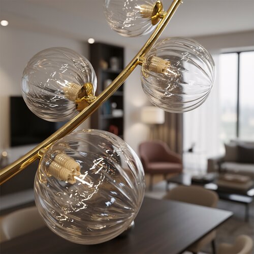 Toolight Viseća lampa G133-6CP GOLD za G9 žarulje Slike