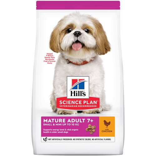 Hill&amp;rsquo;s Science Plan Mature Adult 7+ Small &amp;amp; Mini s piletinom - 3 kg Slike