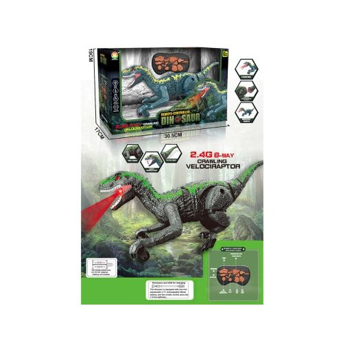  RC Velociraptor na baterije, svetlo, zvuk, hod ( 49-004000 ) Cene
