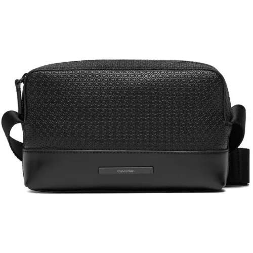 Calvin Klein Torbica za okrog pasu Modern Bar Camera Bag Mono K50K511367 Črna