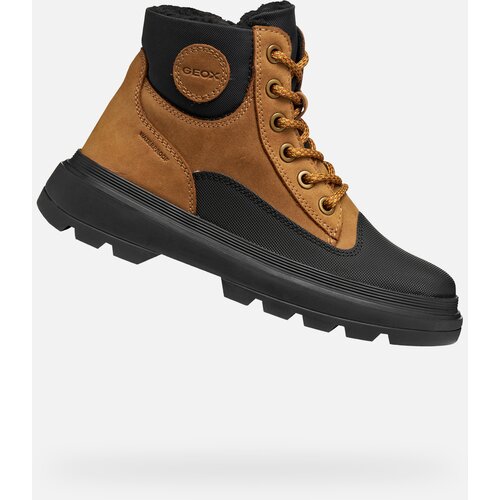 Geox Light Brown Boys' Ankle Boots Kiddartah WPF - Boys Cijene