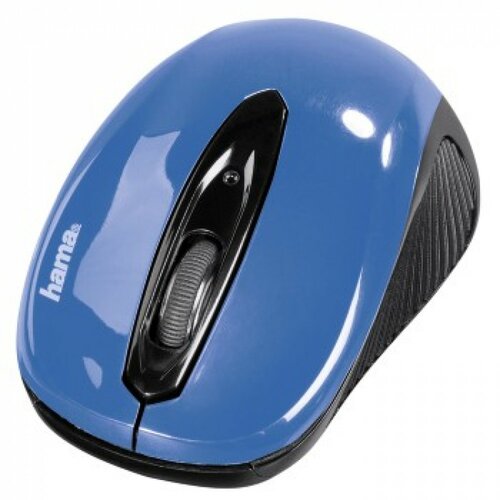 Hama AM-7300 Wireless Optical Mouse Black/blue - 000 86566 bežični miš Slike