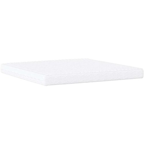 VidaXL Krevet s madracem smeđesivi 200x200 cm od tkanine Slike