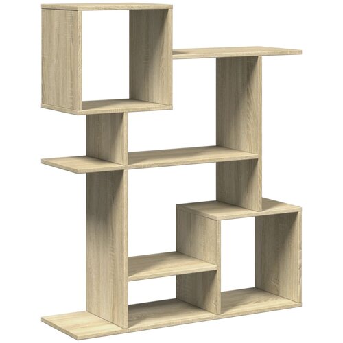 Pregrada regal za knjige boja hrasta 92x29x112 cm drveni Slike