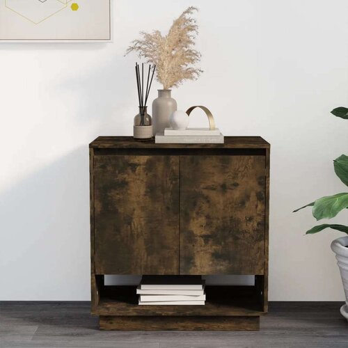  Komoda boja dimljenog hrasta 70 x 41 x 75 cm od iverice Slike