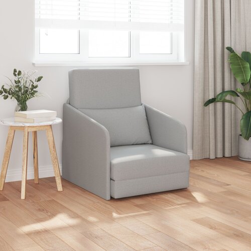 vidaXL Sofa krevet na podu 2-u-1 Oblak siva 65x80x83 cm Tkanina Cijene