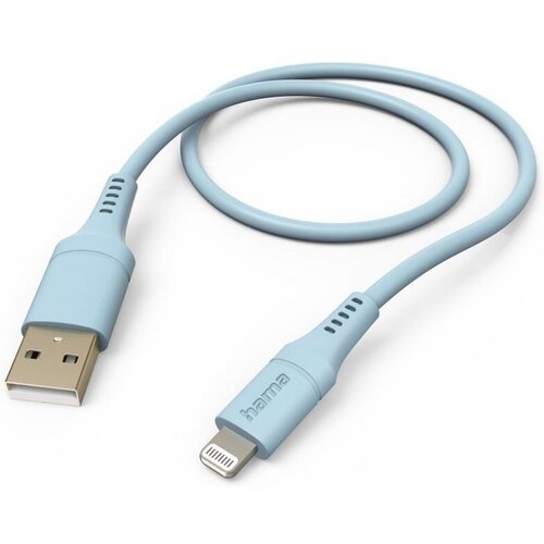 Hama polnilni/podatkovni kabel, fleksibilen USB-A - Lightning, 1,5 m, moder, (5000277625) Cene