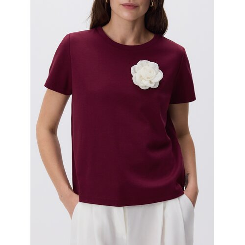 Reserved Bluza s ukrasnom aplikacijom - boja kestena Cijene