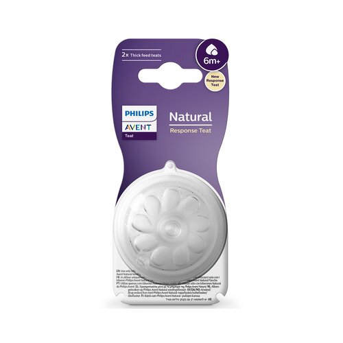 Philips Natural Response Flow 6 sisač za bočicu 6 m+ Thick Feed 2 kom Slike