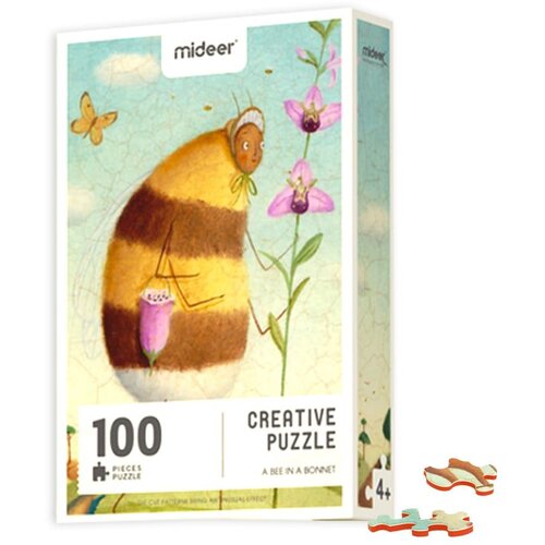 Mideer Puzzle Pčela, 100 dijelova Slike