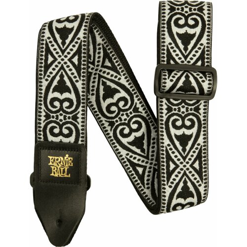 Ernie Ball Black Heart Jacquard Strap Slike