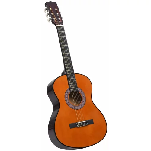 vidaXL Klasična kitara za začetnike in otroke 3/4 36" lipov les, (20969963)