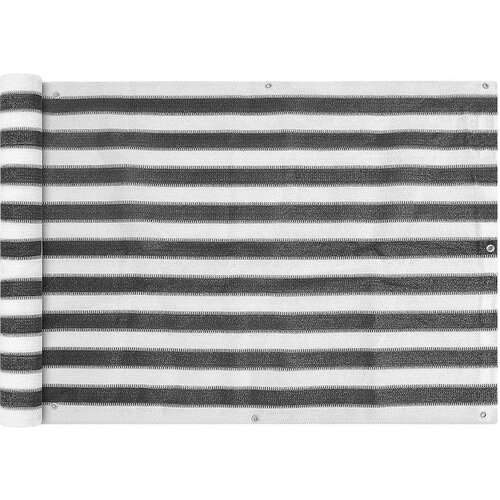  Balkonska Za&amp;scaron;tita HDPE 75x400 cm Antracit i Bijela Boja Slike