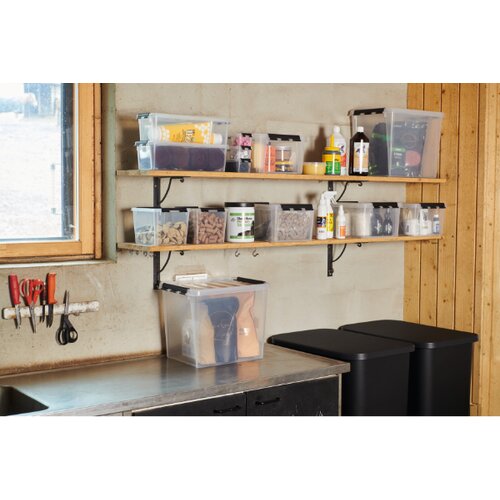 Smart Store Zaboj za shranjevanje Classic 1,5 (Do x &amp;Scaron; x V: 20 x 15 x 11 cm, Plastika, Prozorna) Slike