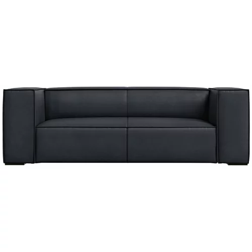 Windsor & Co Sofas Crna kožna sofa 212 cm Madame -