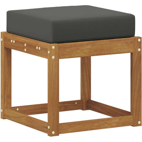  Klupa za sjedenje Prirodna i antracit 43 x 43 x 37 cm - Prirodno i antracit 40 cm Otvoreno područje nogu Slike