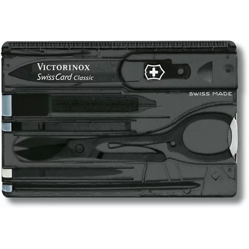 Victorinox SwissCard Black Transparent
