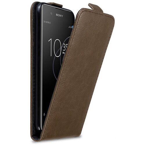 Cadorabo Ohi&scaron;je, združljivo z Sony Xperia XA1 PLUS v kava rjava - Za&scaron;čitni ovitek v obliki flipa z magnetnim zapiranjem, (20563859) Cene