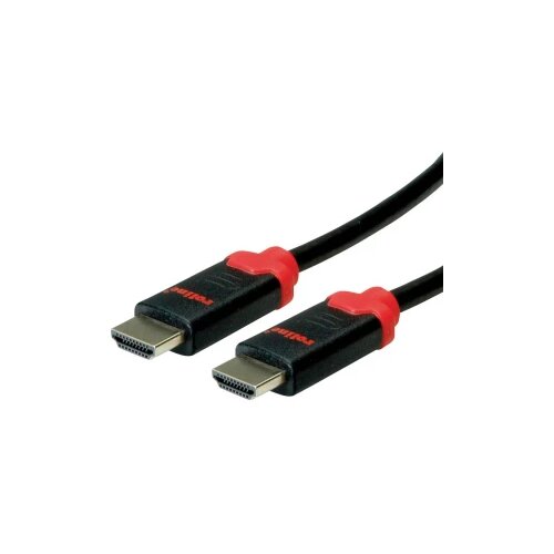 Roline HDMI priključni kabel 3.00 m 11.04.5943 dvostruko zaštićen crna [1x muški konektor HDMI - 1x muški konektor HDMI] Cijene