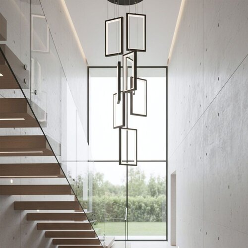 Toolight Viseća LED svjetiljka LHJ089-7CP BLACK Slike