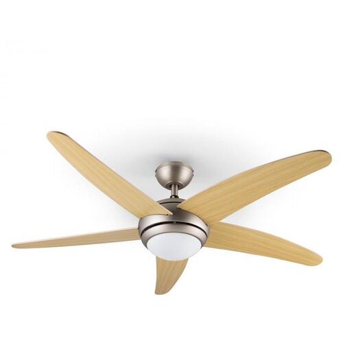 Klarstein Bolero, 55W, Charleston, 60W, stropni ventilatorz lučjo, 134cm, javorjeva krila, daljinski upravljalnik Cene