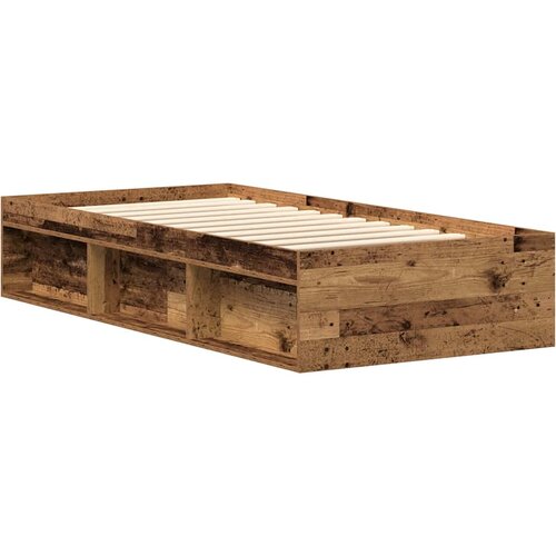  Okvir kreveta bez madraca staro drvo 90x200 cm Slike