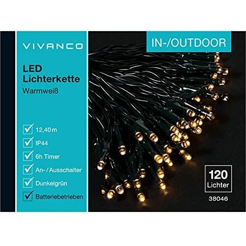 Vivanco lampice ukrasne fairy light 120LED Slike